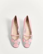 BOWOW PUMPS IN MOIRÈ FABRIC WITH CRYSTALS 45MM - Image 8